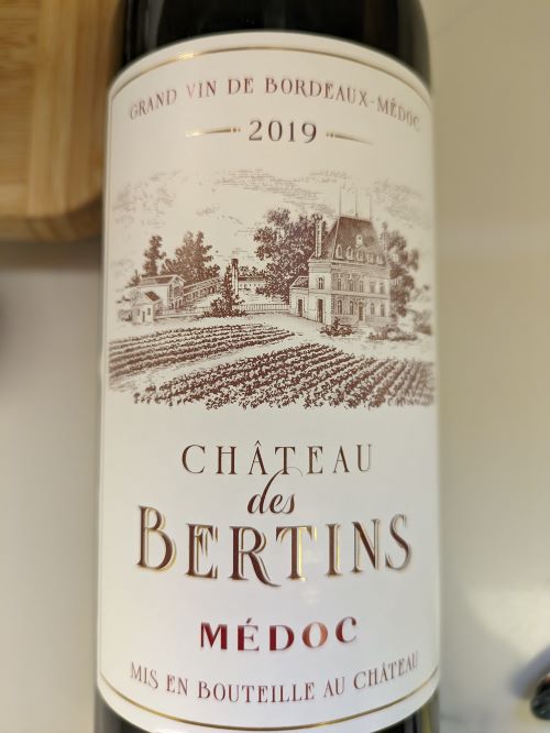 2018 Chateau des Bertins, Medoc, France